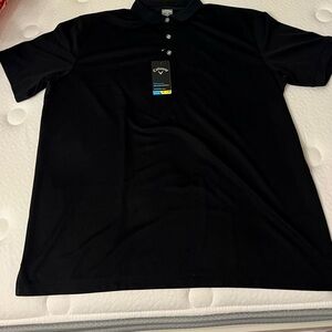 Callaway XXL Black Polo Shirt Classic Design